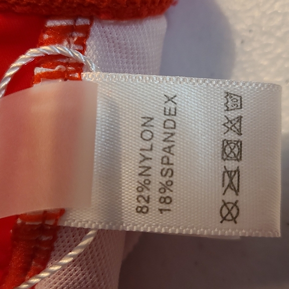 Holipick 1 pc. Red Off Shoulder Swimsuit With Lattice Side Opening NWT (… - Picture 10 of 14